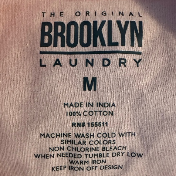 The Original Brooklyn Laundry Cameo Rose Snow White Tee Shirt - Picture 6 of 8